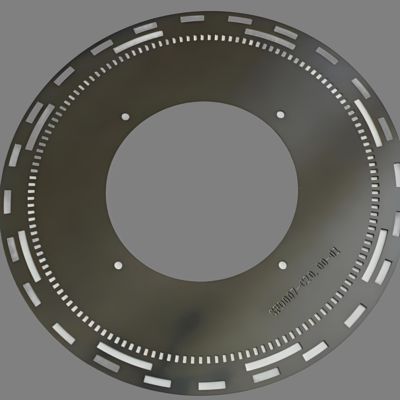 अच्छी कीमत Chemical etching stainless steel encoder disk for optical encoder sensor  ऑनलाइन