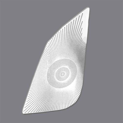 सटीक रूप से नक़्क़ाशीदार स्टेनलेस स्टील कार स्पीकर ग्रिल ±0.03mm सहिष्णुता